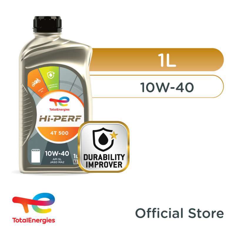 Promo Totalenergies - Hi-perf 4t 500 10w-40 Oli Motor 1l Diskon 32% Di ...