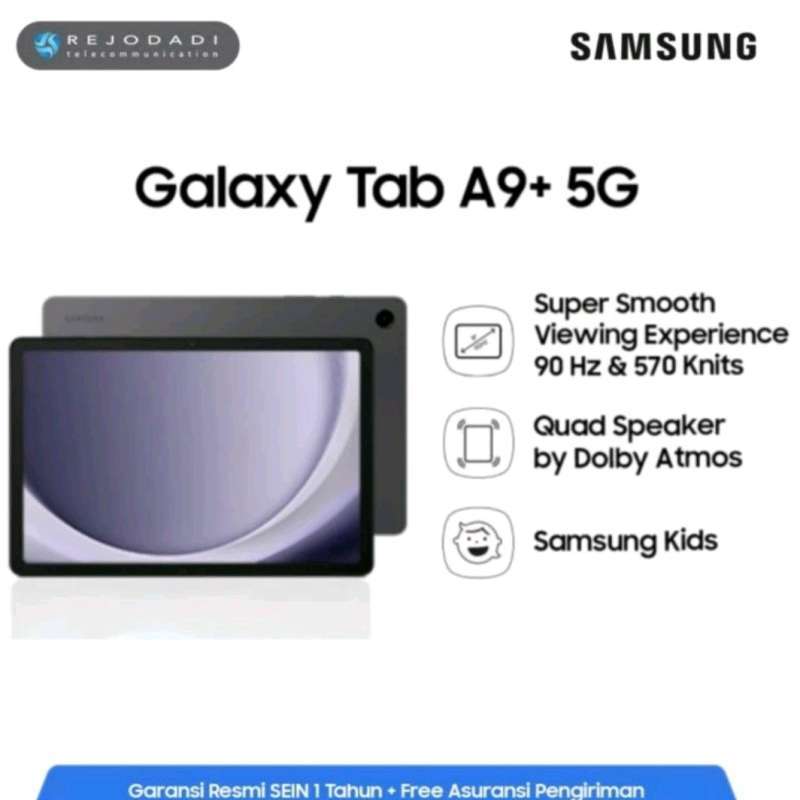 Jual SAMSUNG Galaxy Tab A9 Plus 5G [8/128GB] Garansi Resmi SEIN 1Th di Seller REJODADI Gadget