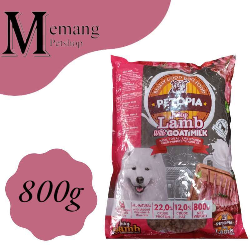 Jual Petopia Dog Lamb 800gram Makanan Anjing Kering Di Seller