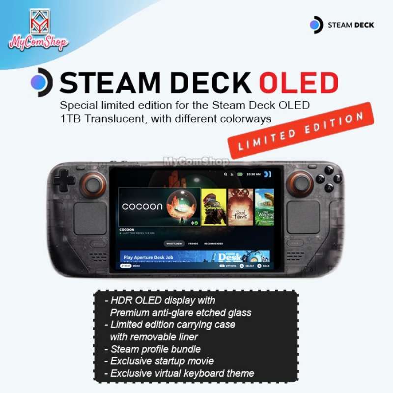 即発送可能！Steam Deck OLED 512gb＋512gbmicroSD