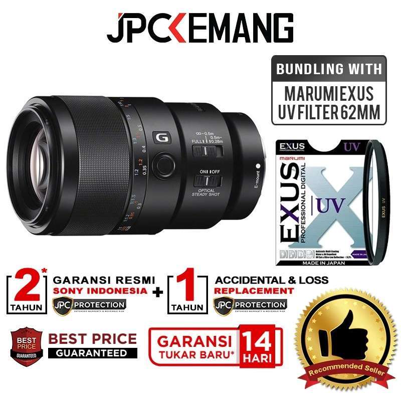 JPC KEMANG Sony FE 90mm Macro G OSS Lensa Sony FE 90mm Macro G  OSS Lensa Sony FE 90mm GARANSI RESMI