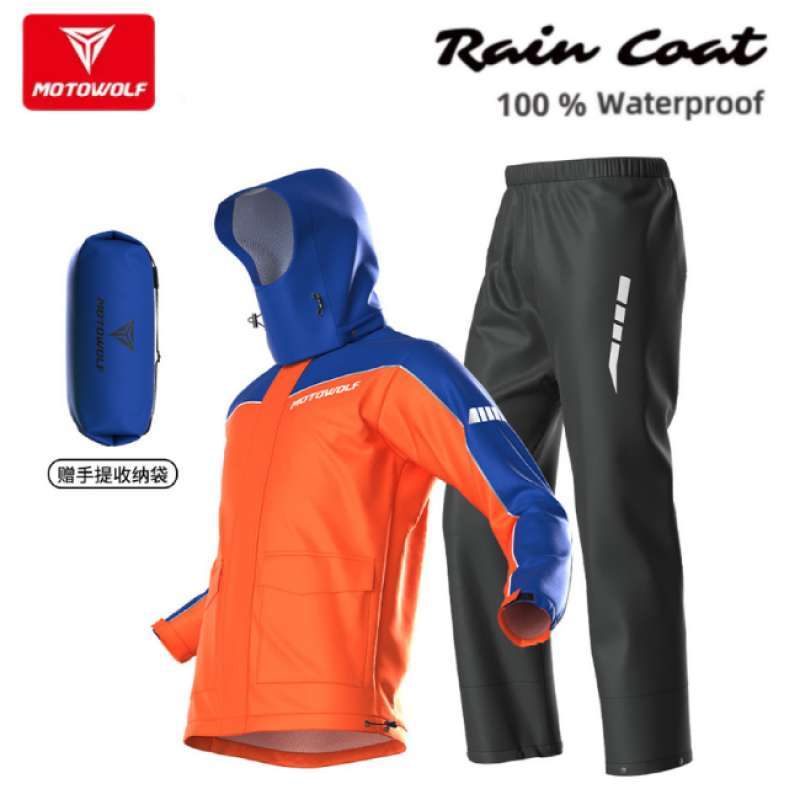 Jual Motowolf Jas Hujan Motor Raincoat Mantel Hujan Waterproof Ori
