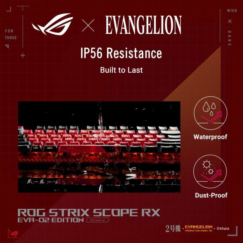 Rog Scope Rx Eva O2 Keyboard Promo Keyboard Gaming Asus Rog Strix Scope Rx Eva 02 Edition [90mp03i0 ...