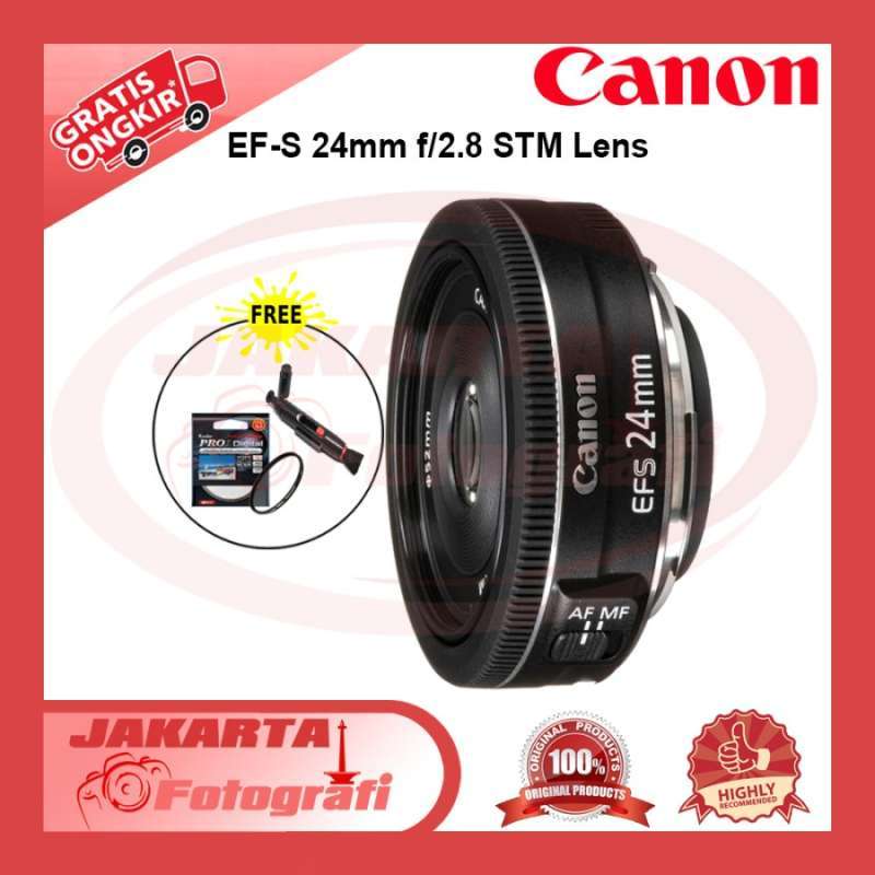Canon EF-S 24mm STM Lensa Kamera