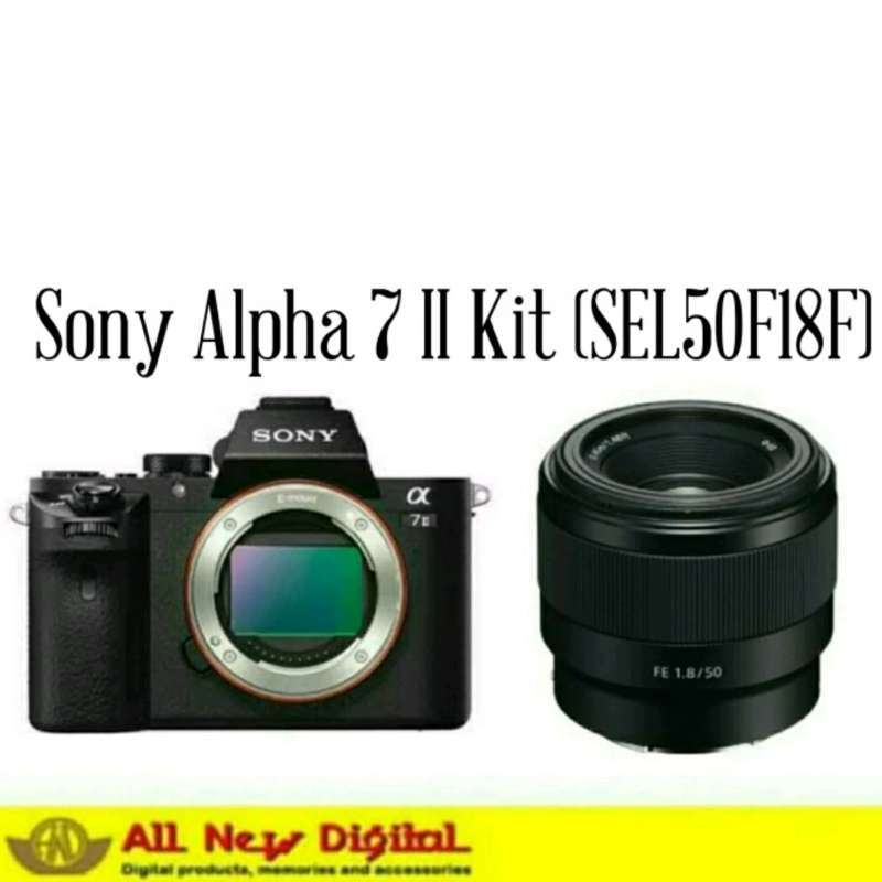 Promo SONY Alpha A7 II ILCE7M2 Kamera Mirrorless with SONY FE 50mm F1