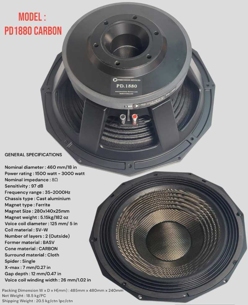 Speaker apollo clearance 18 inch