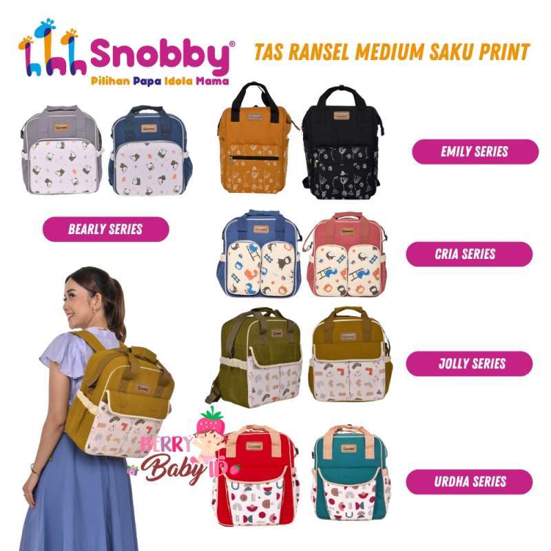 Jual Snobby Tas Ransel Medium Saku Print Backpack Diaper Bag Multifungsi Bearly Navy Di Seller Berry Baby Id Official Store Berry Baby Id Kota Bandung Blibli