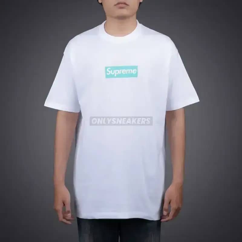 Tiffany T Box Logo Jual Supreme X Tiffany And Co Box Logo White