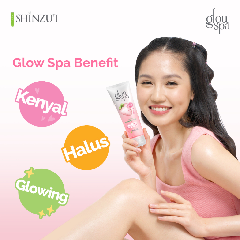 Promo Shinzu'i Glow Spa Ichigo Exfoliating Gel [260 mL] Diskon 26% di ...