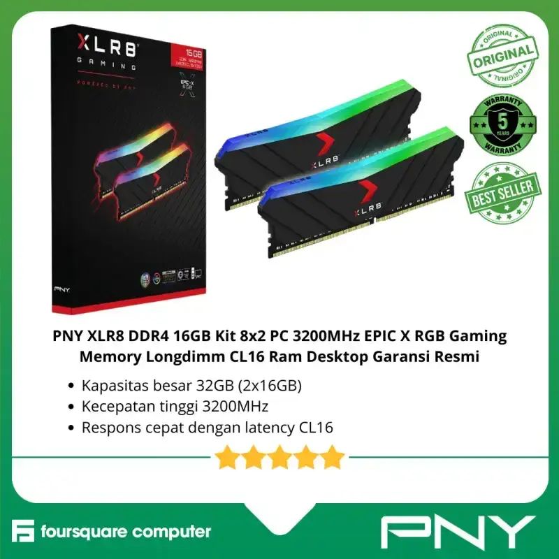XLR8 16GB 4200MHz DDR4 メモリ XLR8 16GB 4200MHz DDR4 メモリ PNY DDR4-4200MHz デスクトップPC用