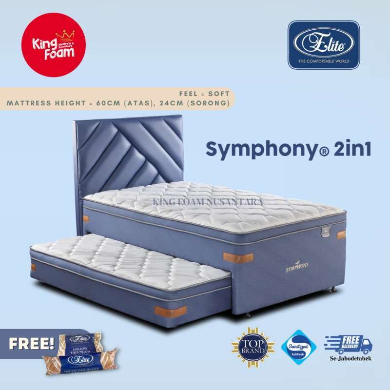 Jual Elite Symphony 2in1 Semua Ukuran Kasur Springbed Single