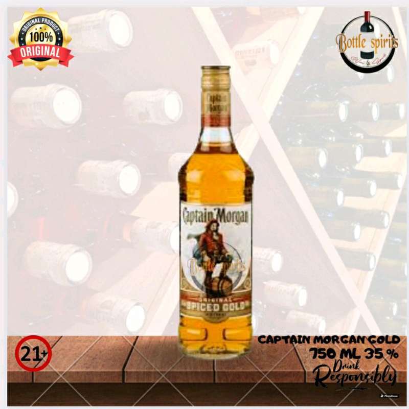 Promo Captain Morgan Gold 750 Ml Diskon 15% Di Seller Bottle Spirits ...