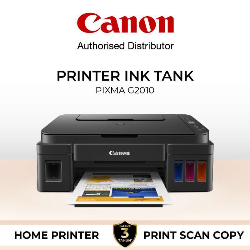 Jual printer ink tank canon pixma g2010 print scan copy printer