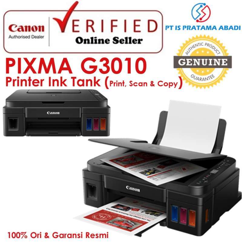 Jual Canon Pixma G3010 Multifunction Inkjet Printer Original Murah ...