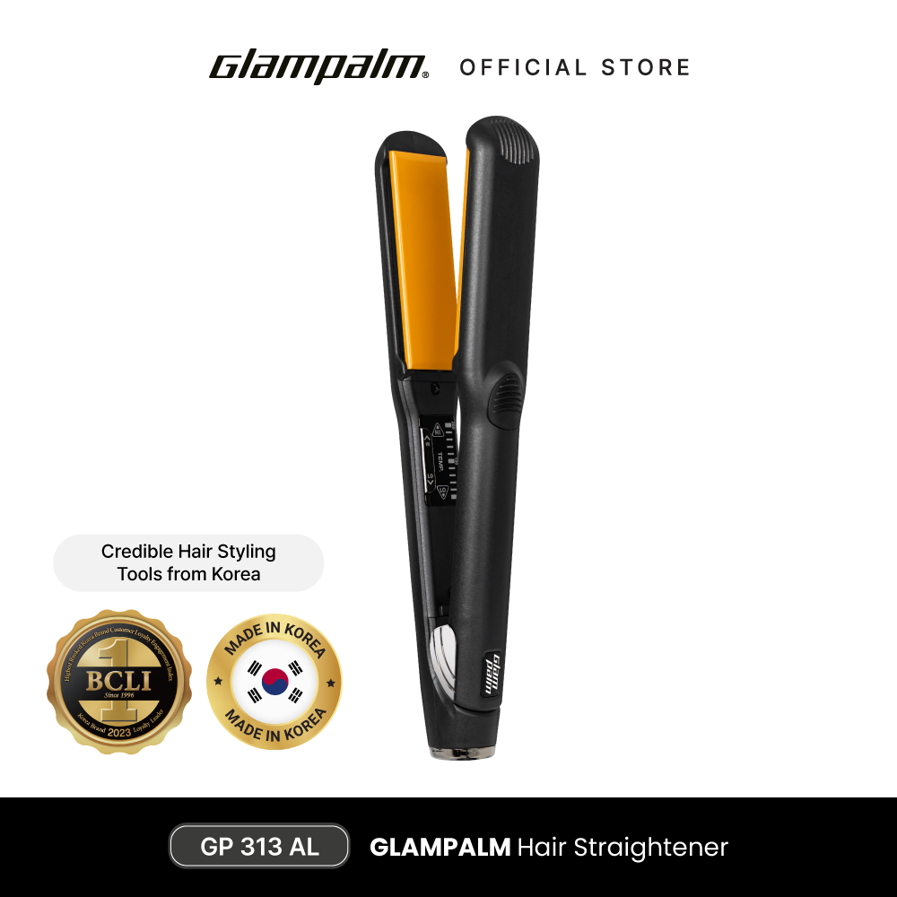Promo Glampalm Catokan Pelurus Rambut Hair Straightener GP313AL