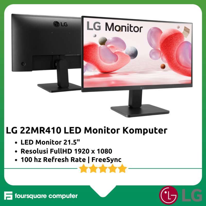 Jual Lg 22mr410 Led Monitor 22 Flat Fullhd 100 Hz Freesync Layar