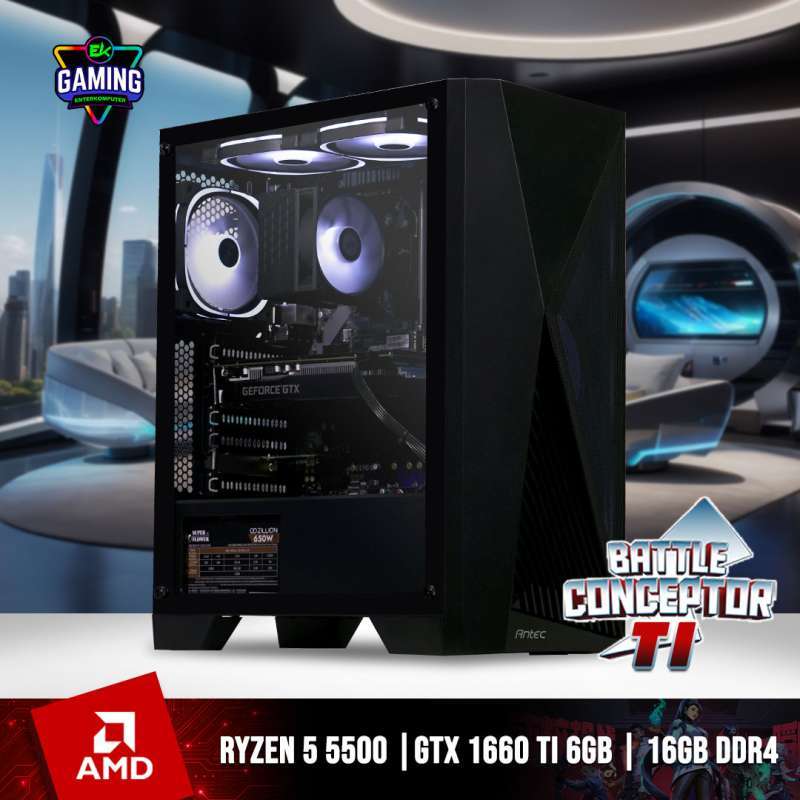 PC AMD A8-5500/SSD120GB/HDD1TB/GTX1050Ti