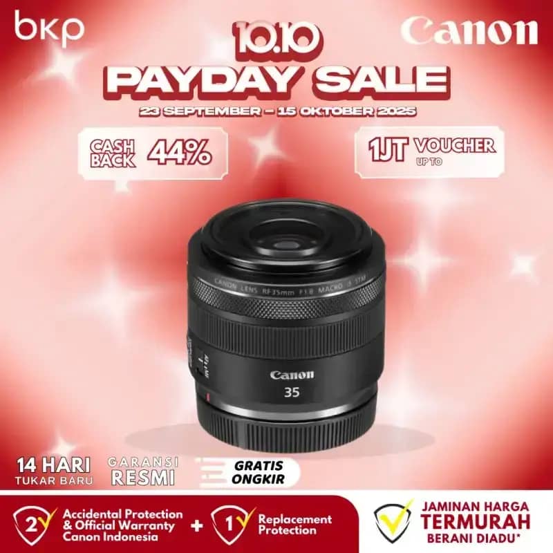BKP Canon RF 35mm IS Macro STM Lensa Kamera