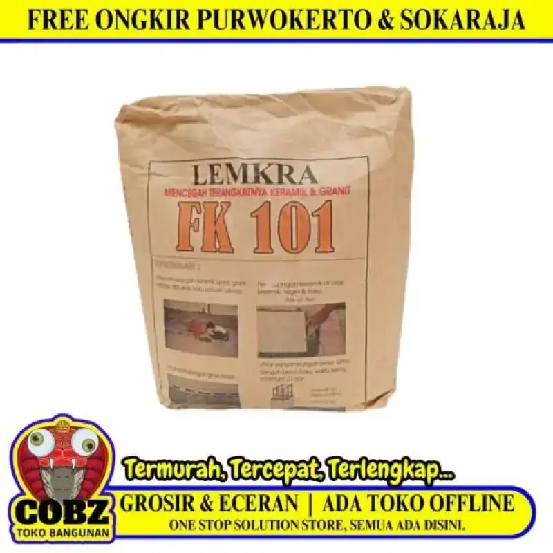 Jual 5 Kg / Fk 101 Semen Perekat Keramik Di Atas Granit Marmer Keramik ...