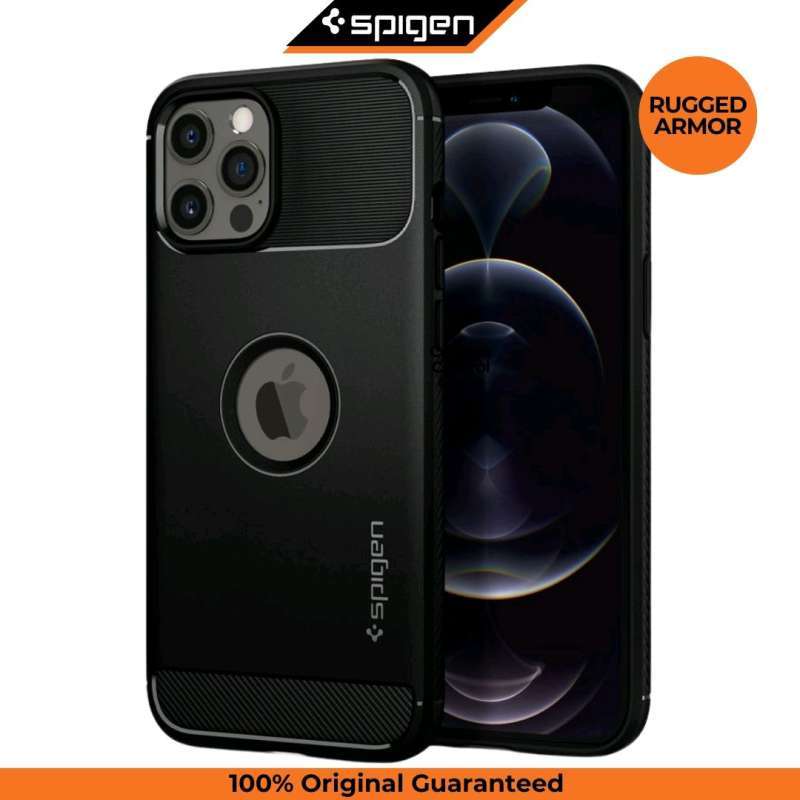 Jual Case iPhone 12 12 Pro Spigen Rugged Armor Anti Crack Casing