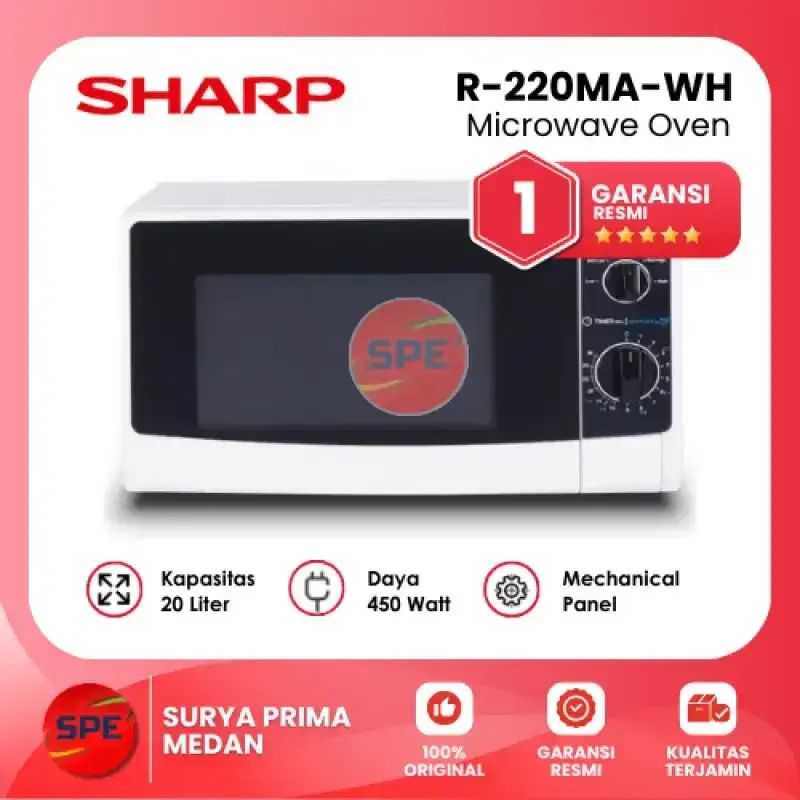 Microwave Sharp R220 Jual Microwave Sharp 20 Liter Low Watt R-220mawh R220mawh 450 Watt Di ...