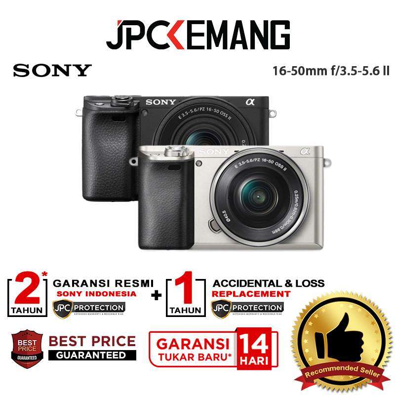 JPC KEMANG Sony Alpha A6400 Kit 16-50mm OSS II Mirrorless Camera Sony A  6400 Kit 16-50 mm Mark GARANSI RESMI