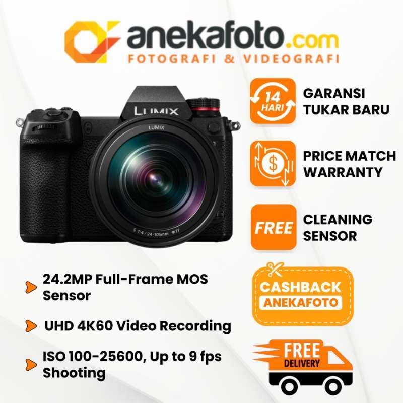 Panasonic Lumix DC-S1 Kit 24-105mm Kamera Mirrorless - Main Image