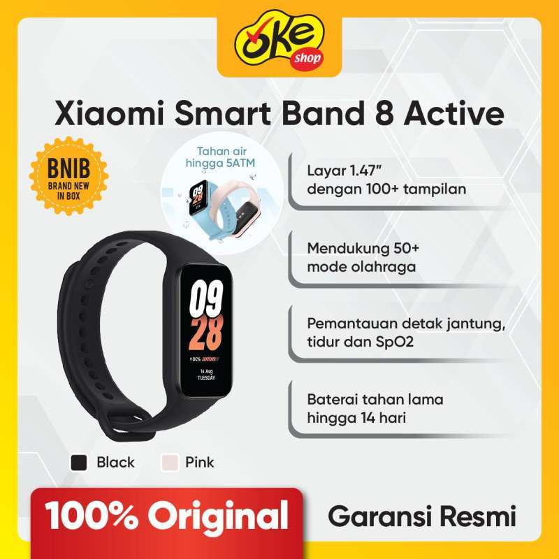 xiaomi-smart-band-8-active - Spesifikasi - Xiaomi Indonesia