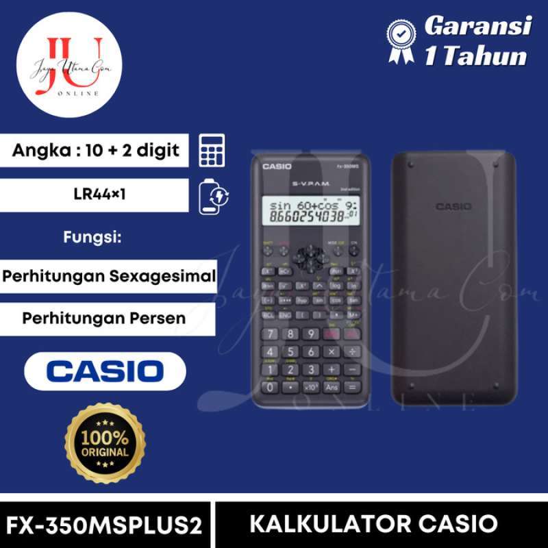 Kalkulator casio fx 350ms clearance