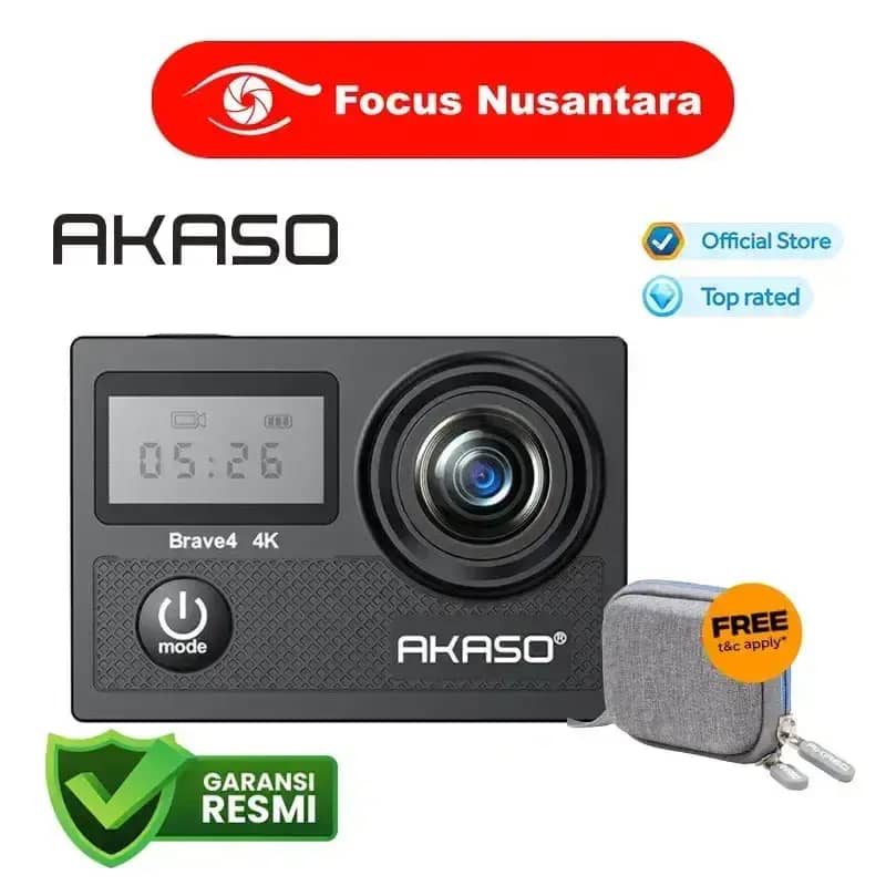 Jual Focus Nusantara Akaso Brave 4k Action Camera Akaso Brave4