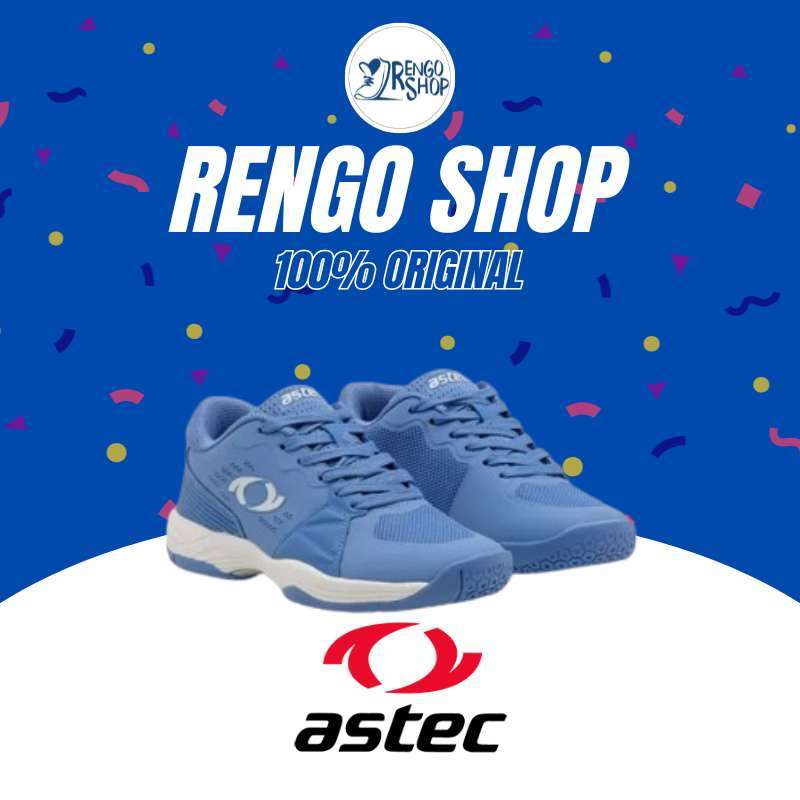 Jual [ori] Sepatu Bulu Tangkis Wanita Astec Hiromi Badminton Purple Di ...