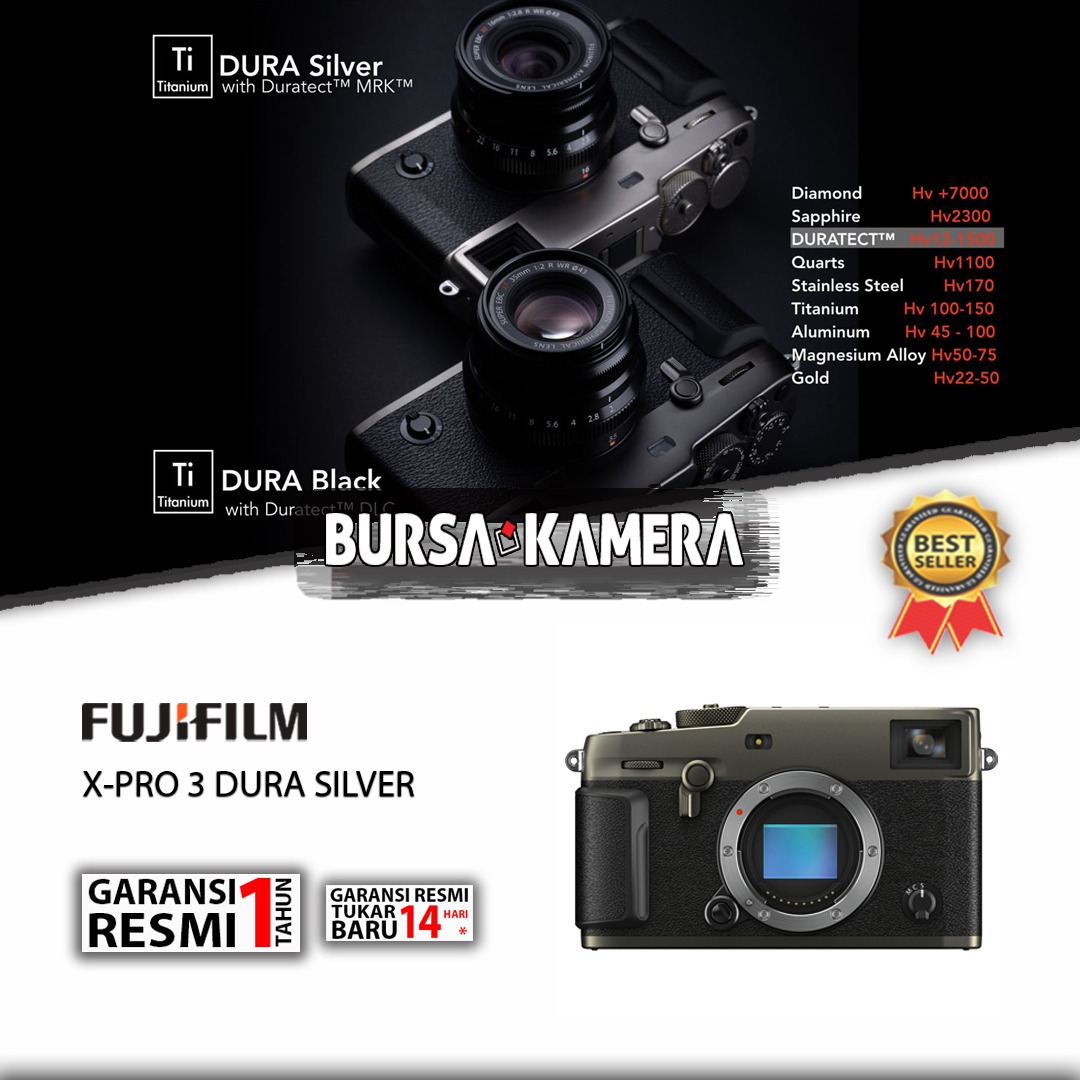 Jual Fujifilm X PRO3 Kamera Mirrorless Dura Silver di Seller Bursa