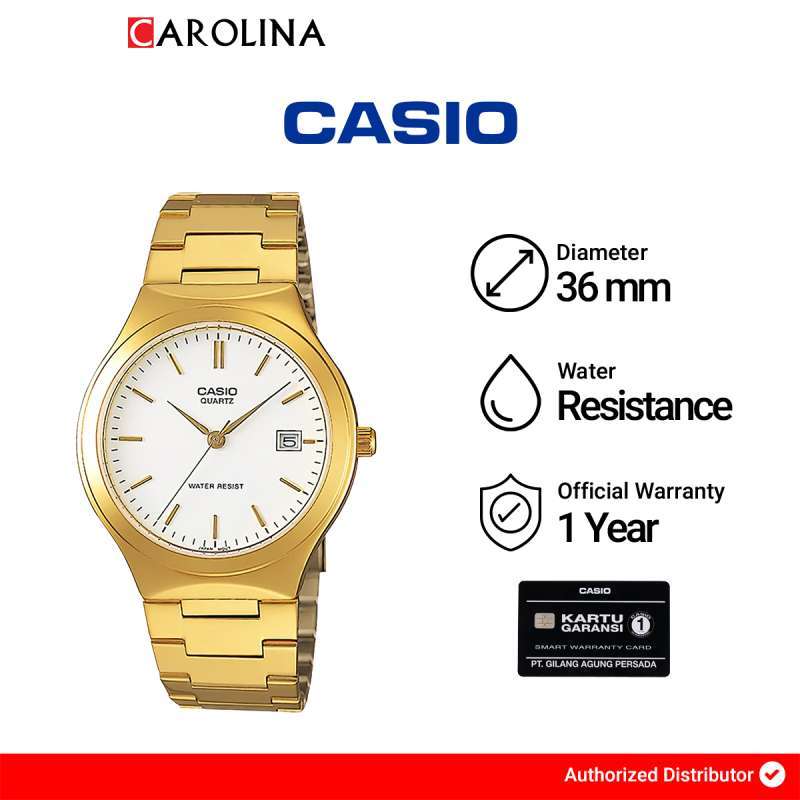 Promo Jam Tangan Pria Casio General Mtp 1170n 7a Enticer White Dial Gold Stainless Steel Band Diskon 29 Di Seller Carolina Watch Official Store Lontar Kota Surabaya Blibli