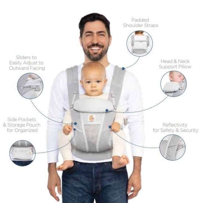 Harga ergo baby top carrier original