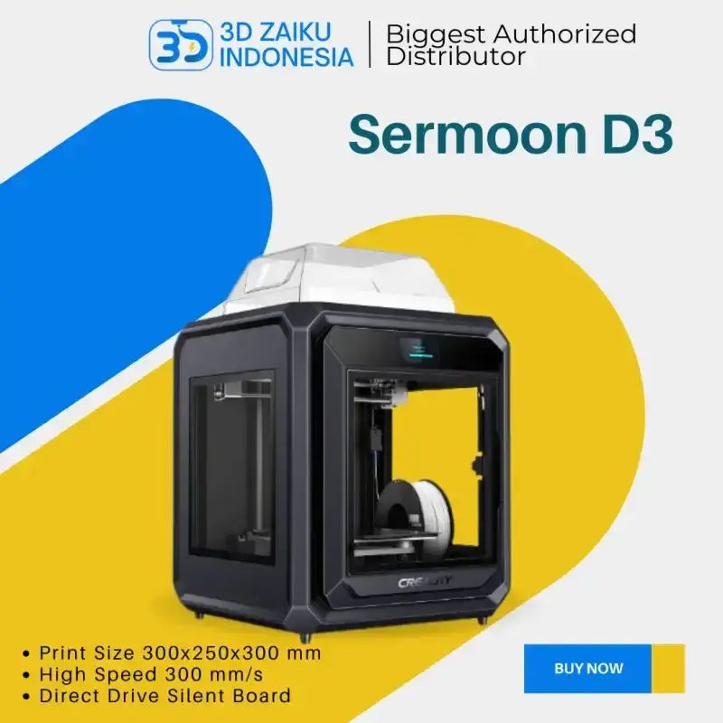 Jual Creality 3d Printer Sermoon D3 High Speed Full Enclosed Direct ...