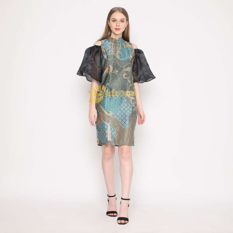 Promo Ef 983 Dress Wanita Modern Dress Batik Party Formal Casual Unik  Diskon 37% Di Seller Efremi - A16. No.7mutiara - Kota Jakarta Barat | Blibli