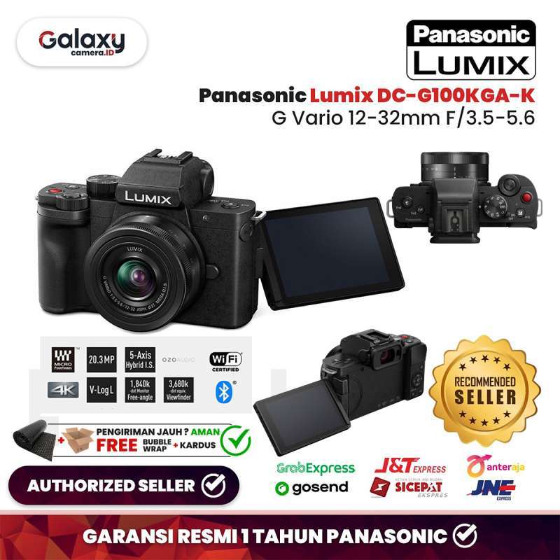 Jual Panasonic Lumix DCG100 Mirrorless Digital Camera with 1232mm