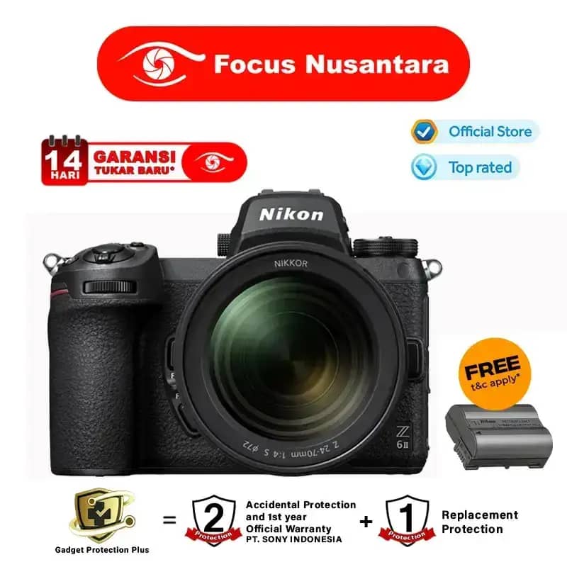 FOCUS NUSANTARA Nikon Z6 II Nikon Z6II Nikon Z6 Mark II Kit 24-70mm