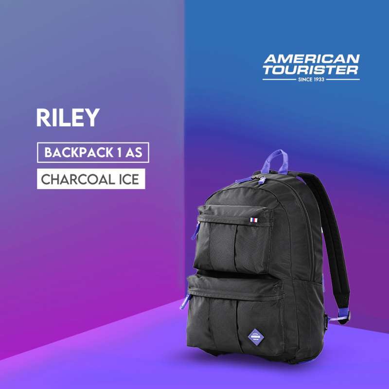 Riley Rucksack Jual American Tourister Riley Backpack 1 As - Charcoal Ice Di Seller ...