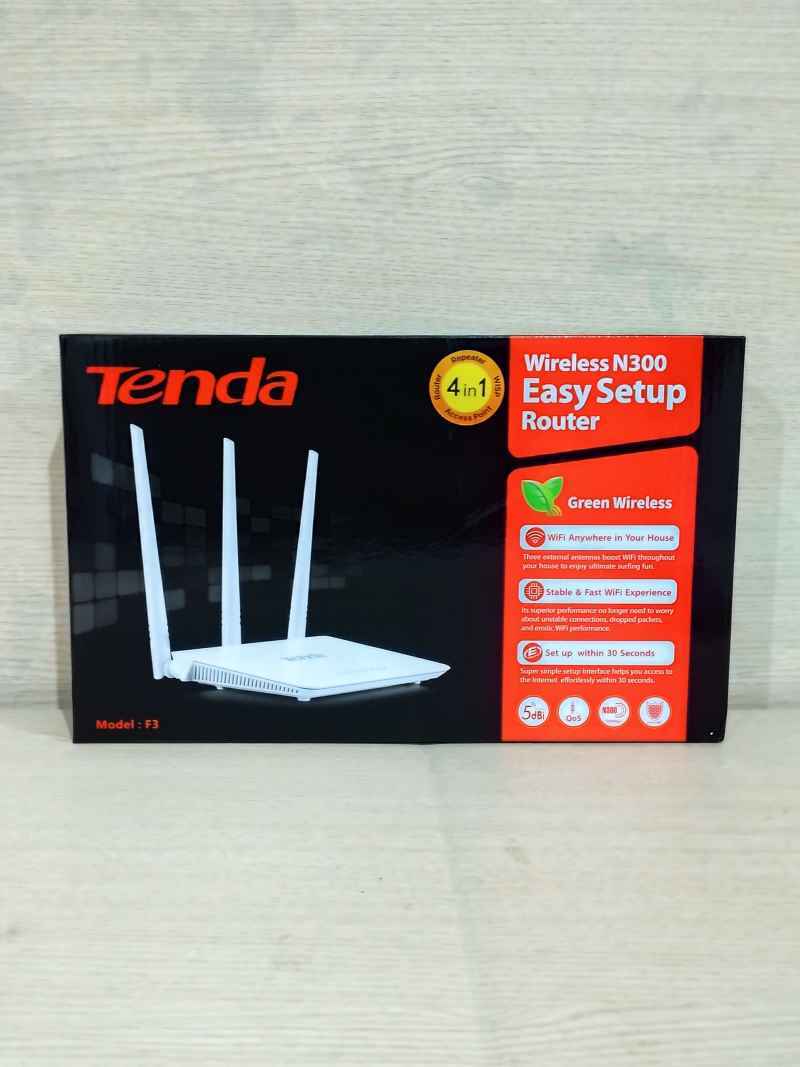 Router TENDA F3, N301 Router Wireless 300Mbps Hight Power
