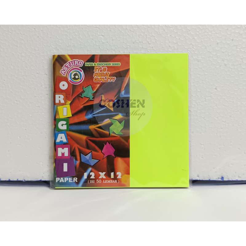 Jual Kertas Origami Kertas Lipat Asturo 12 X 12 Di Seller Goshen