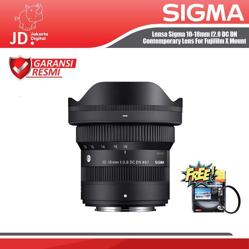 Jual Lensa Sigma 10-18mm DC Dn Contemporary Lens For Fujifilm