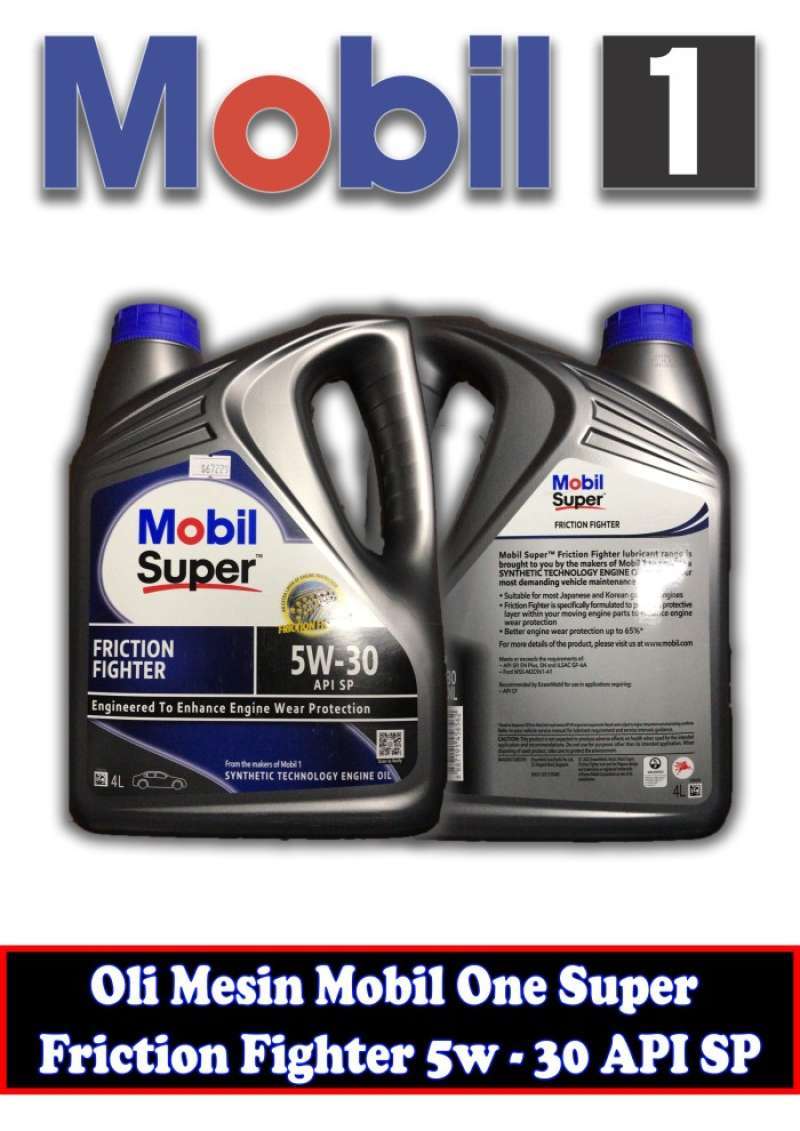 Jual Oli Mesin Mobil Super Friction Fighter Sae 5w-30 Api Sp 4l - 67229 ...