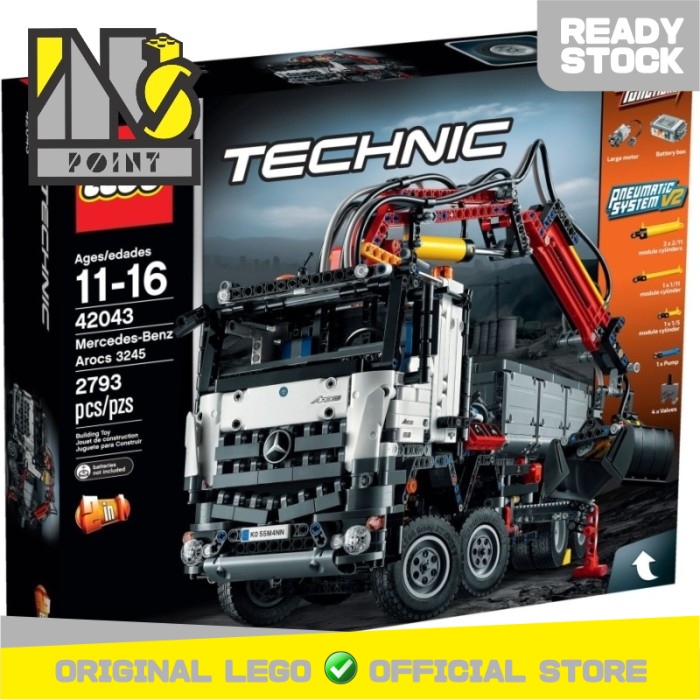 Jual Lego Technic 42043 Mercedesbenz Arocs 3245 Mainan Anak Di Seller Inspoint Official Store Inspoint Kota Jakarta Selatan Blibli