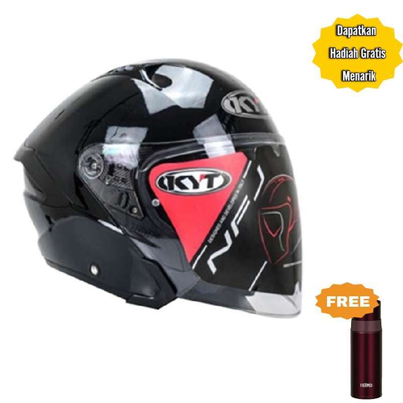 Jual Helm Kyt Nfj Plain Black Xl Di Seller Kyt Helm Flagship