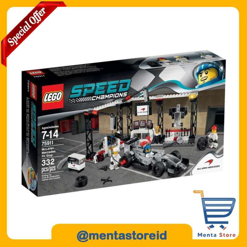 Lego speed champions mclaren mercedes pit stop clearance