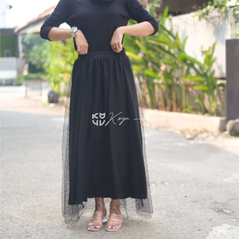 Koyu Hijab Rok Tutu Yumna