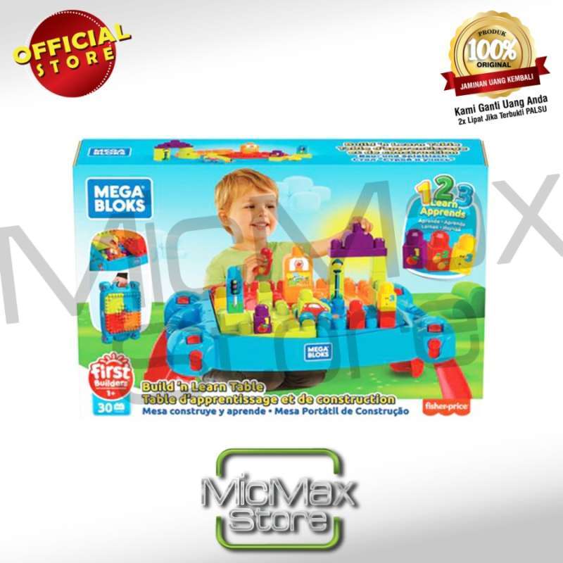 Jual Mega Bloks Megabloks First Build n Learn Table 30pcs Classic Fgv05 Di Seller Micmax Official Store Duri Kosambi Kota Jakarta Barat Blibli
