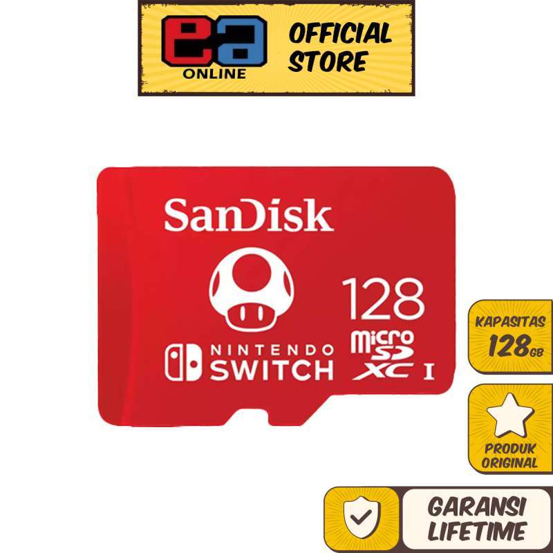 SanDisk microSDXC card for Nintendo Switch 128GB Mario Bros