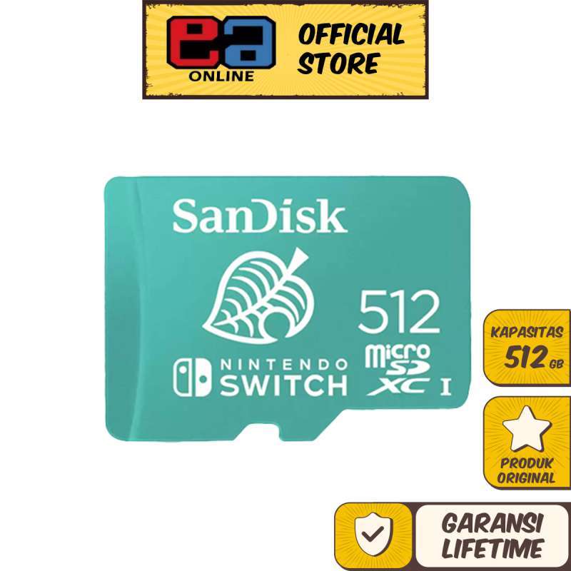 SanDisk microSDXC card for Nintendo Switch 512GB Animal Crossing